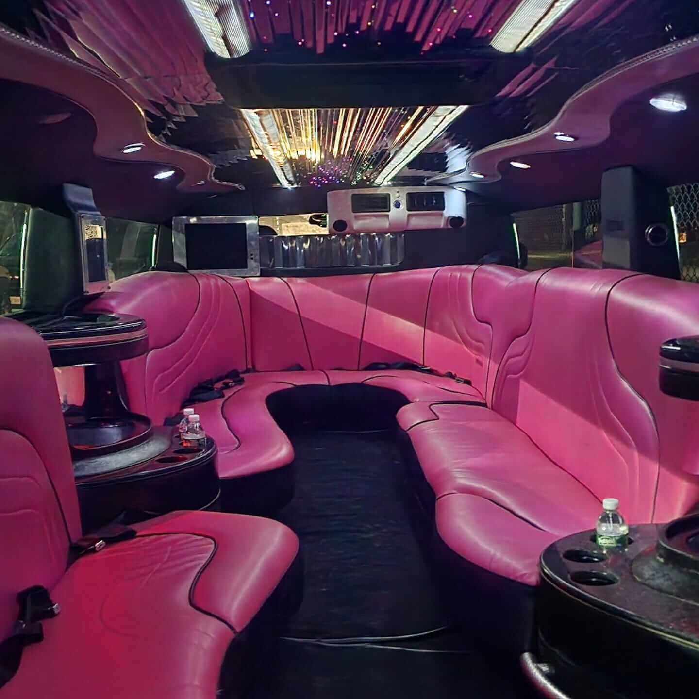 Hummer limo interior